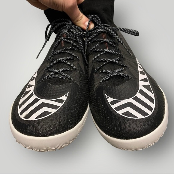 NIKE MERCURIALX PROMIXO STREET IC - BLACK/WHITE/HOT LAVA/ANTHRACITE Sz 9.5 - Picture 4 of 11